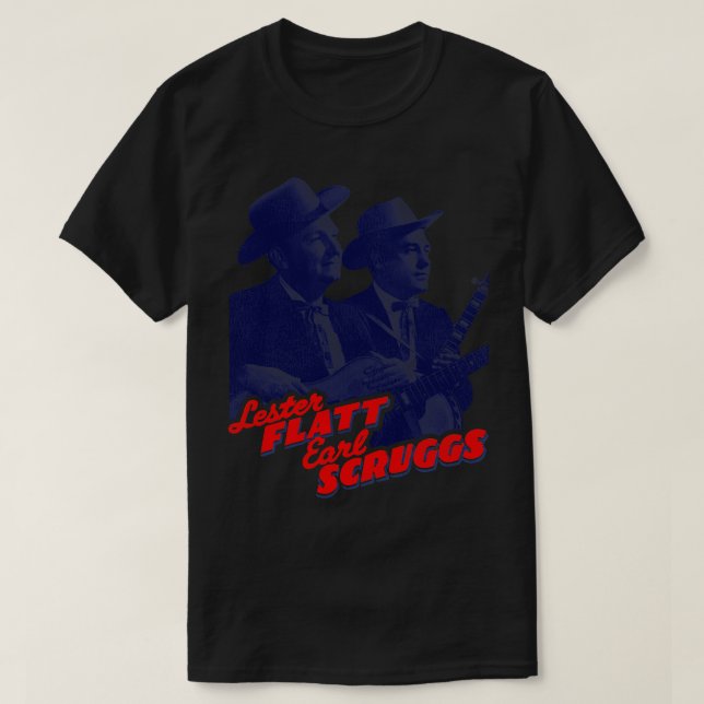 Flatt and Scruggs T-Shirt (Design Front)