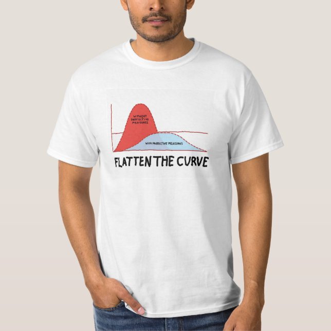 Flatten the curve T-Shirt (Front)