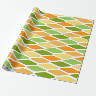 Flattened Diamonds Wrapping Paper