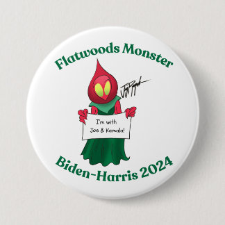 Flatwoods Monster Biden-Harris Pin