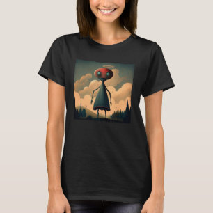 Flatwoods Monster Braxie 1952 Creepy Alien Cryptid T-Shirt