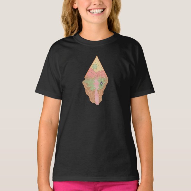 Flatwoods Monster Home Planet | Cryptid Folklore  T-Shirt (Front)