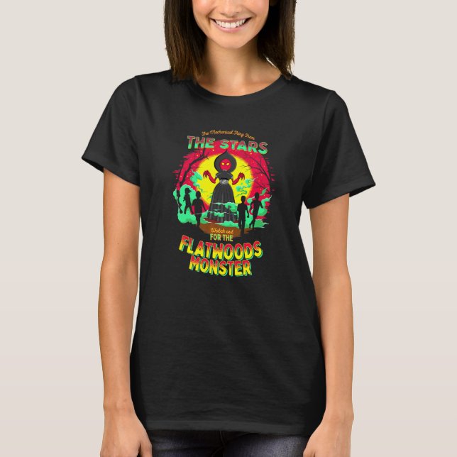 Flatwooods Monster Alien Braxie Braxton County WV  T-Shirt (Front)
