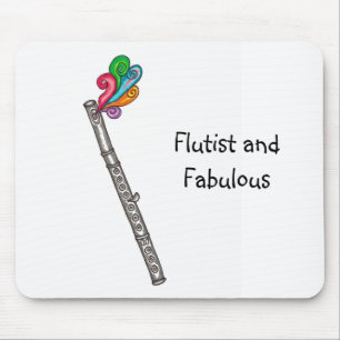 Flautist and Fabulous Mousepad