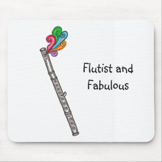 Flautist and Fabulous Mousepad