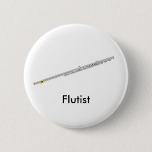 Flautist button