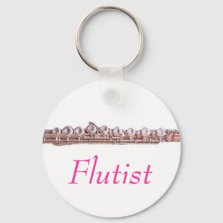 Flautist Keychain