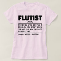 Flautist Noun Music Lover Funny Instrument Player