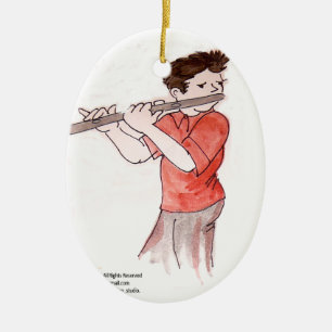 Flautist Ornament