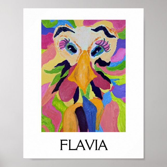 Flavia Poster, 8 x10 Poster (Front)