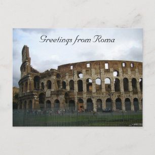 flavian colosseum postcard