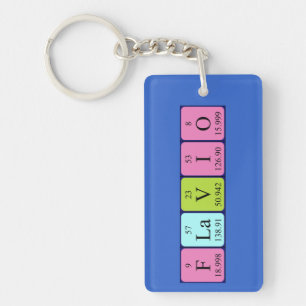 Flavio periodic table name keyring