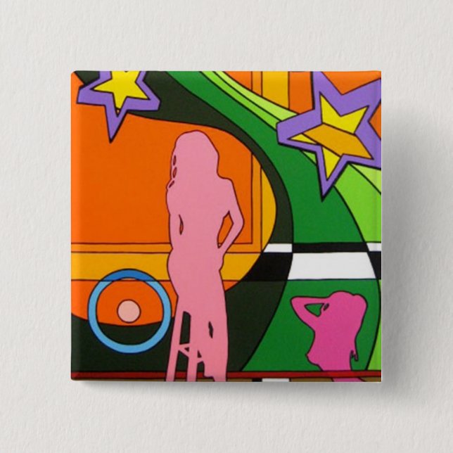 "Flavour" 15 Cm Square Badge (Front)