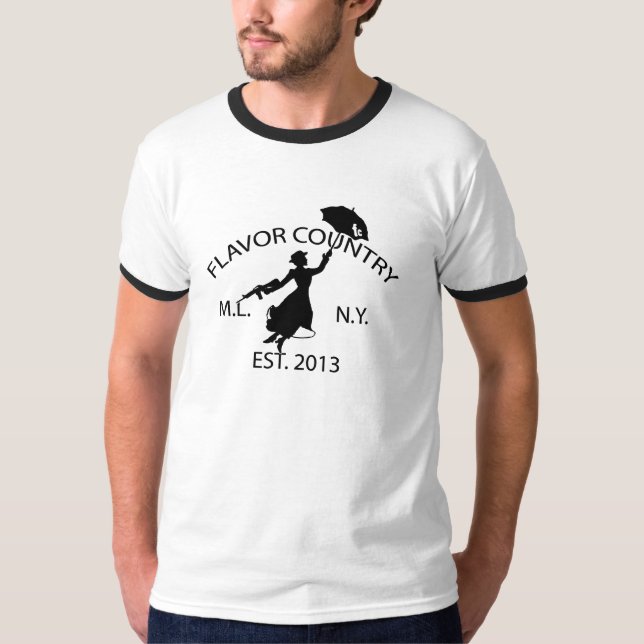 Flavour Country Brand Retro Tshirt (Front)