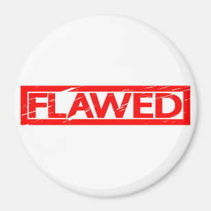 Flawed Stamp Magnet