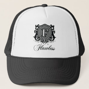 FLAWLESS BLACK AND WHITE HAT