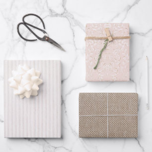 Flawless Coordinated and Luxury Opulent Love Wrapping Paper Sheet