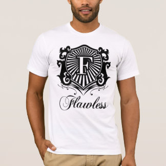FLAWLESS LOGO AMERICAN APPAREL WHITE TEE