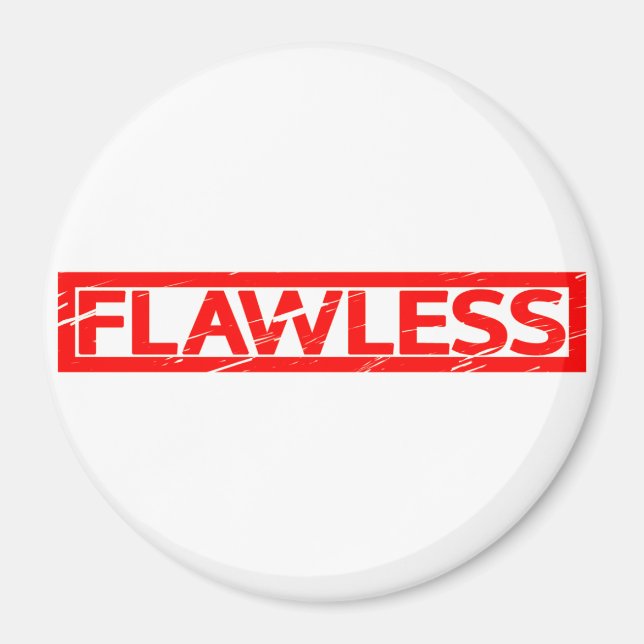 Flawless Stamp Magnet (Front)
