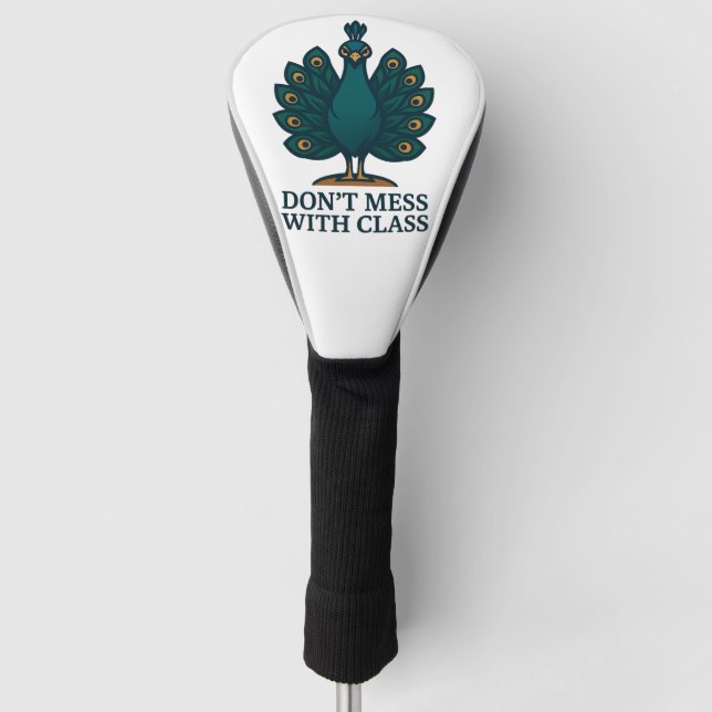 Flaws & Flowers Golf Head Cover (Front)