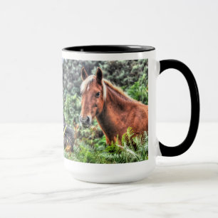 Flaxen-maned New Forest Pony of Hampshire, England Mug