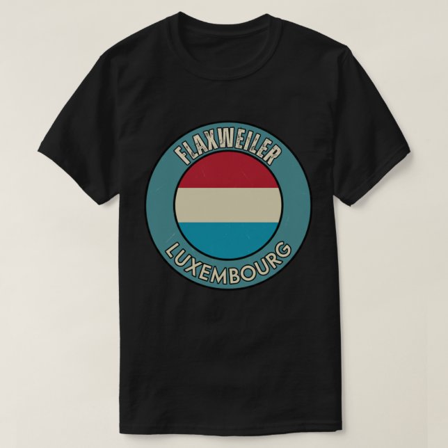 Flaxweiler, Luxembourg T-Shirt (Design Front)