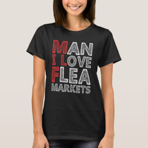 Flea Market Antique Collector Vintage Hunter Barga T-Shirt