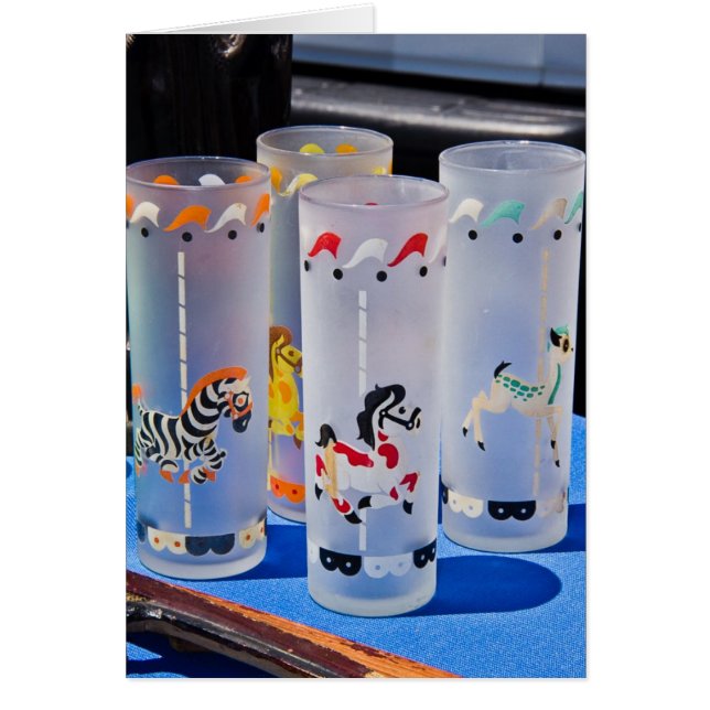 Flea Market Card - Bar Glass Zoo (Front)