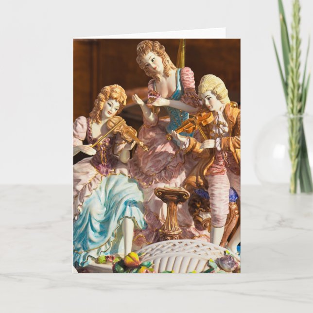 Flea Market Card - Baroque Band (Front)