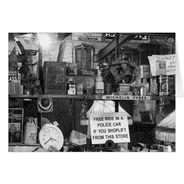 Flea Market Still-Life -B&W (Front Horizontal)