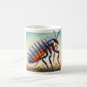 Flea Siphonaptera 160724IREF251 - Watercolor Coffee Mug