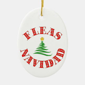 Fleas Navidad Ceramic Tree Decoration