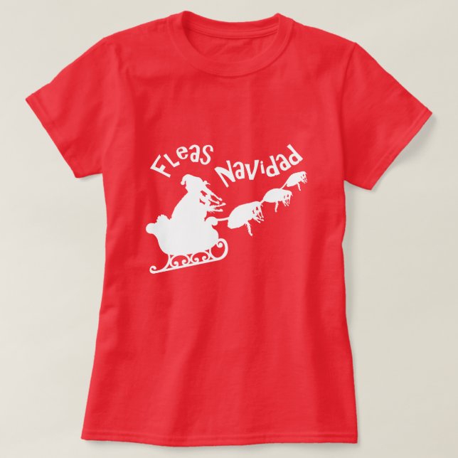 Fleas Navidad T-Shirt (Design Front)