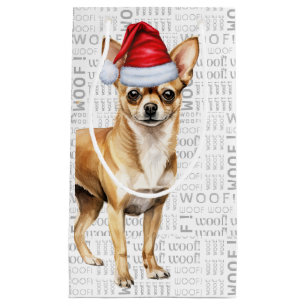 Fleas Navidog Chihuahua Funny Christmas Small Gift Small Gift Bag