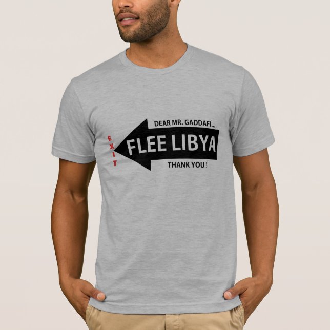 FLEE LIBYA T-Shirt (Front)