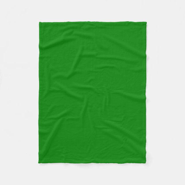Fleece Blanket 30"x40" - Green (Front)
