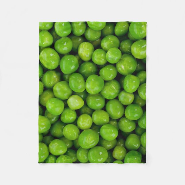 Fleece Blanket, 30x40 inches - Peas (Front)