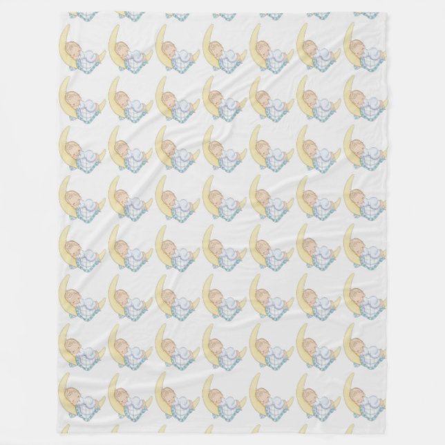 Fleece Blanket/Baby Boy Blanket (Front)