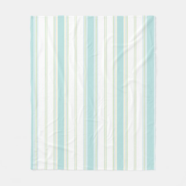 Fleece Blanket beach stripes (Front)