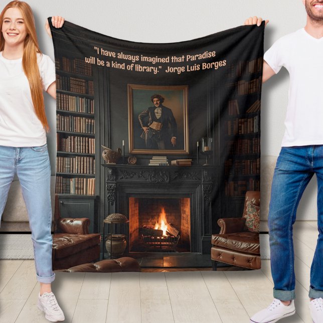 Fleece Blanket Bookish Gift for Book Lover Library (Creator Uploaded)