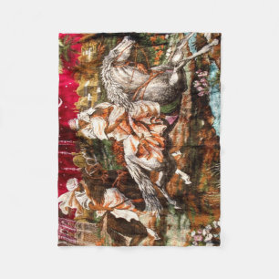 Fleece Blanket: Classic Arabic Design