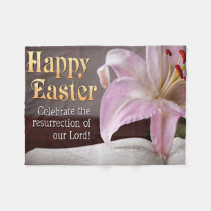 Fleece Blanket/Easter Lily Blanket