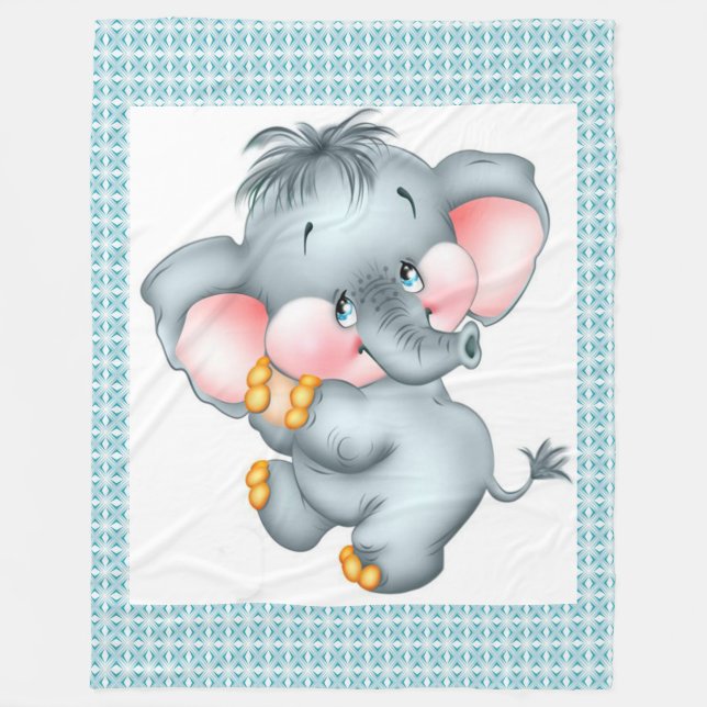 Fleece Blanket/Elephant Blanket (Front)