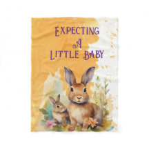 Fleece Blanket for Mothers-to-Be