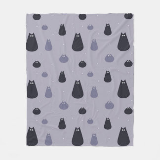 Fleece Blanket Funny Cats