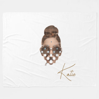 Fleece Blanket, Large 60" x 80" Katie Design