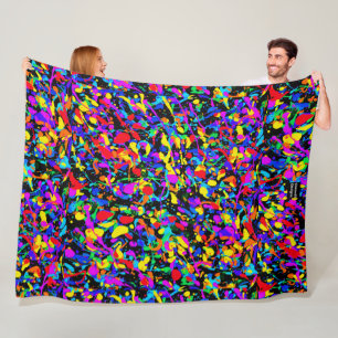Fleece Blanket - Large Splatter
