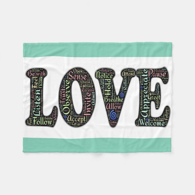 Fleece Blanket/Love Blanket (Front (Horizontal))