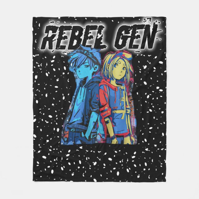 Fleece Blanket Rebellion78 Rebel Gen  (Front)