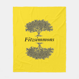 Fleece Blanket - Reflected Trees